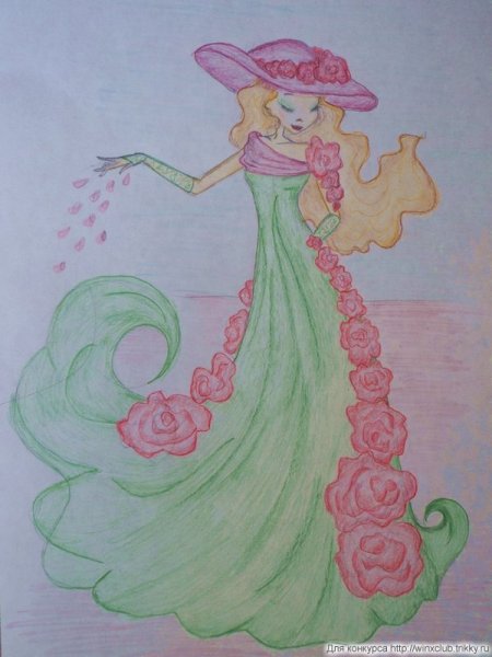 Рисунок на тему бал цветов
