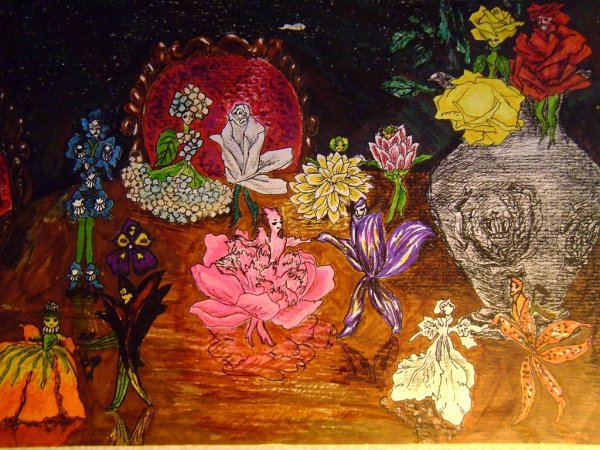 Иллюстрация бал цветов