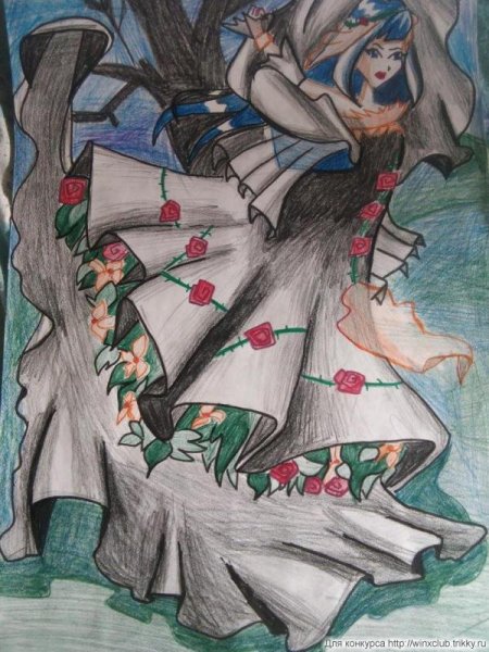 Рисунок на тему бал цветов