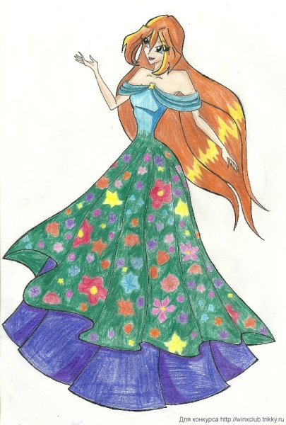 Бал цветов рисунок