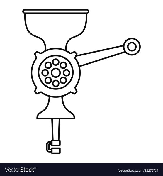 Мясорубка нарисованная