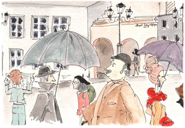 Суета иллюстрация