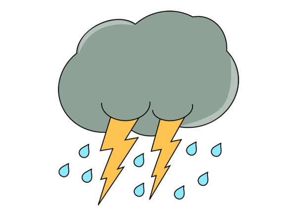 Розовая тучка