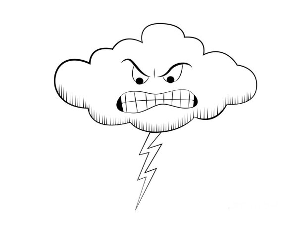 Молния в живописи