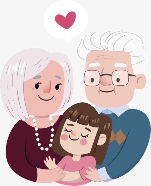 Изображение бабушки и дедушки