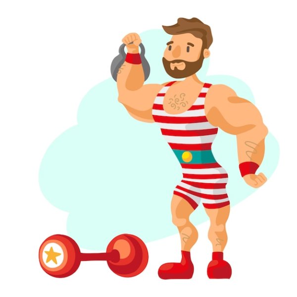 Силач мультяшный