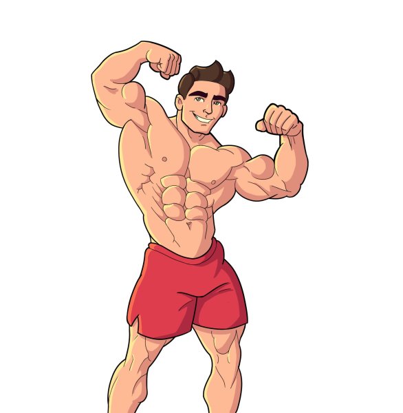 Качок силуэт