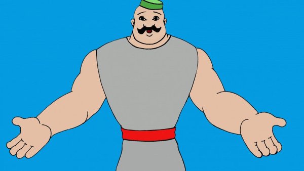 Спортсмен мультяшный