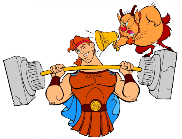 Силач мультяшный