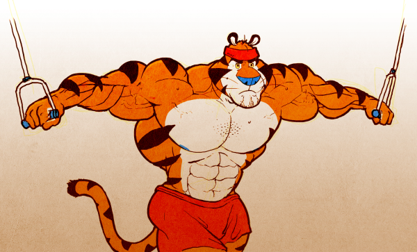 Силач в цирке