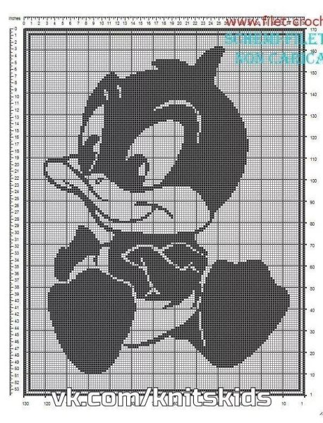 Монохромная вышивка детская