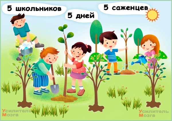 Дети сажают деревья картинки