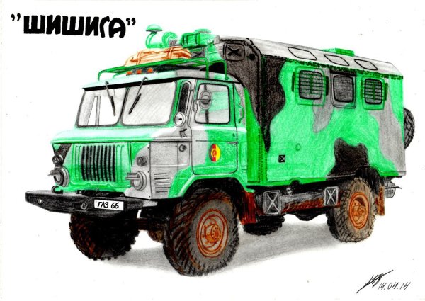 ГАЗ 66 Шишига монстр