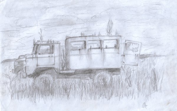 Шишига ГАЗ 66 рисунок