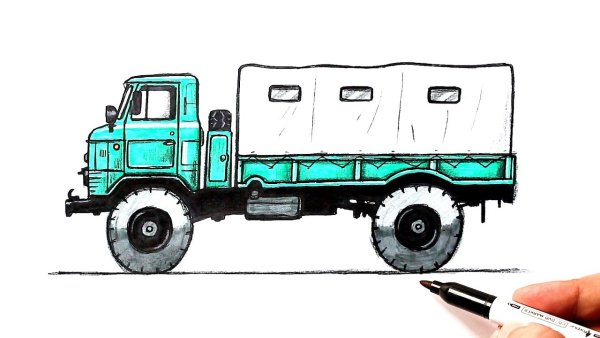 Шишига ГАЗ 66 рисунок