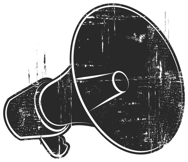 Ребенок с громкоговорителем