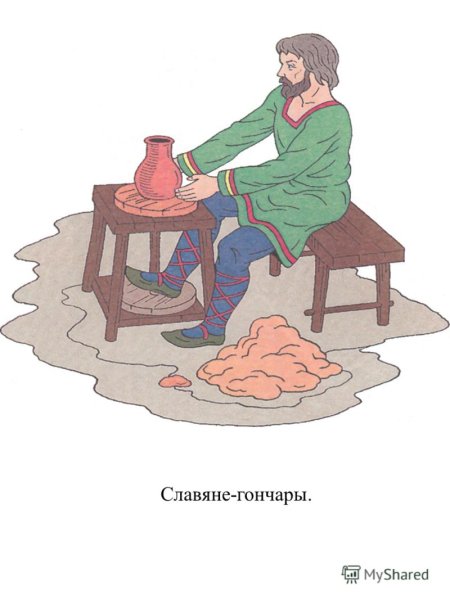 Гончарный круг в древней Руси