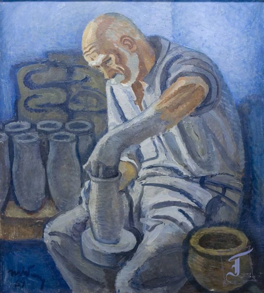 Гончар и подмастерья 19 век Россия