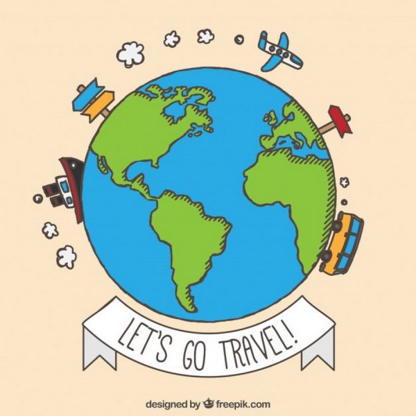 Вокруг света рисунок