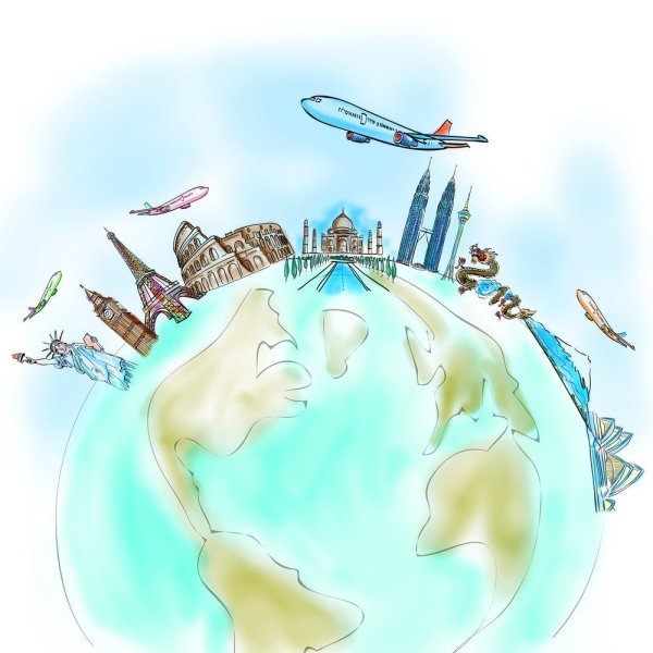 Рисунки на тему путешествие по миру