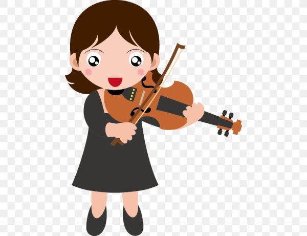 Скрипач мультяшный