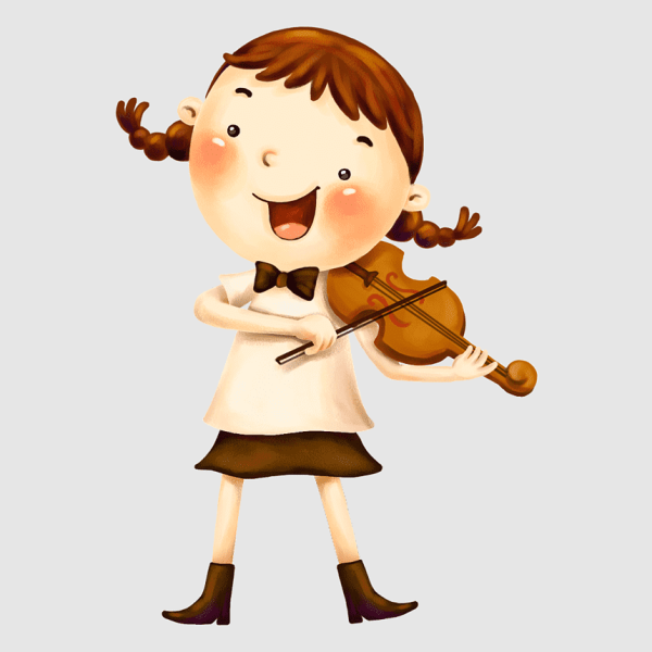 Музыкант мультяшный