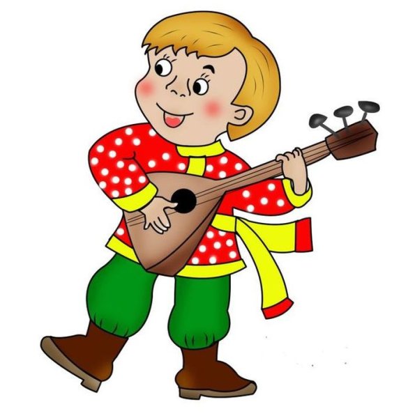 Музыкант с балалайкой
