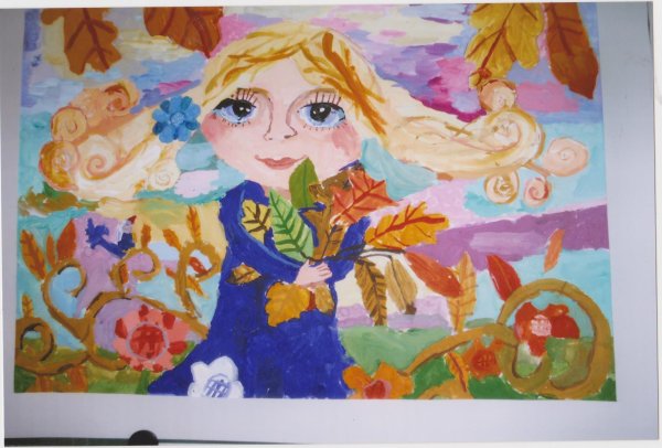 Конкурс рисунков краски осени