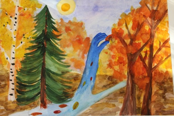 Рисунок на тему Сказочная осень