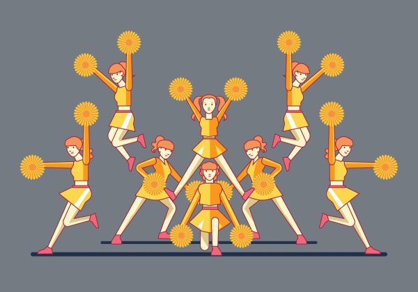 Чирлидерша референс