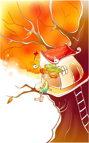 Прикольные осенние рисунки