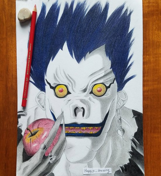 Тетрадь смерти рюк чёрно белый