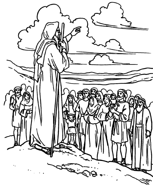 Раскраска на библейскую тему