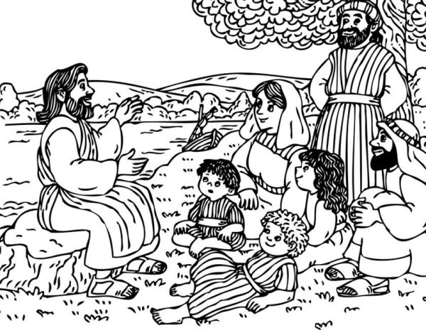 Библейский сюжет карандашом