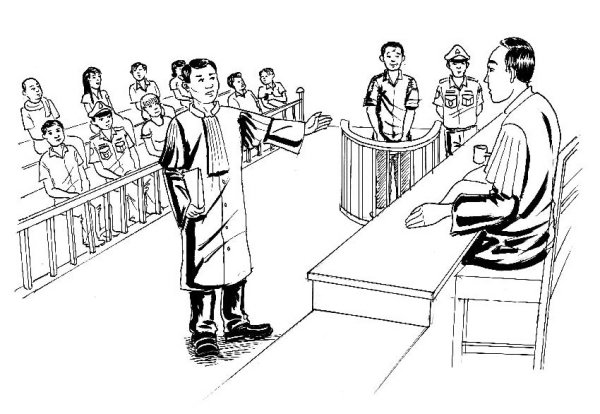 Юрист рисунок для детей