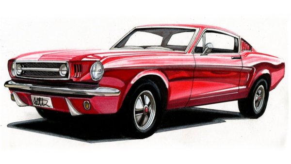 Ford Mustang 1965 Art
