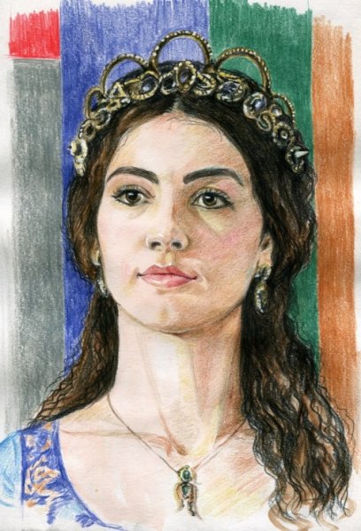 Хюррем Султан для срисовки