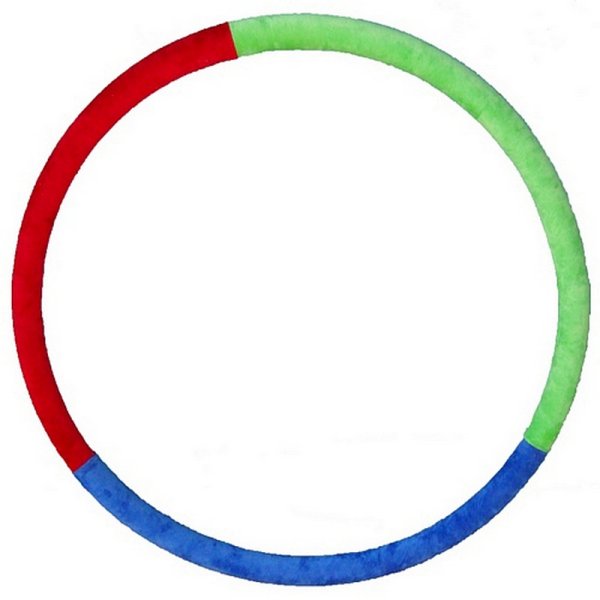 Обруч утяжелённый идеальный силуэт 900 мм 2 кг