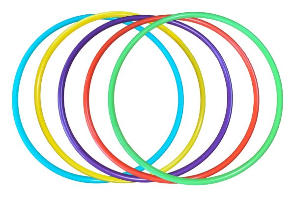 Обруч пластиковый гимнастический 540 мм