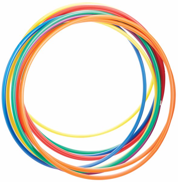 Разноцветные обручи