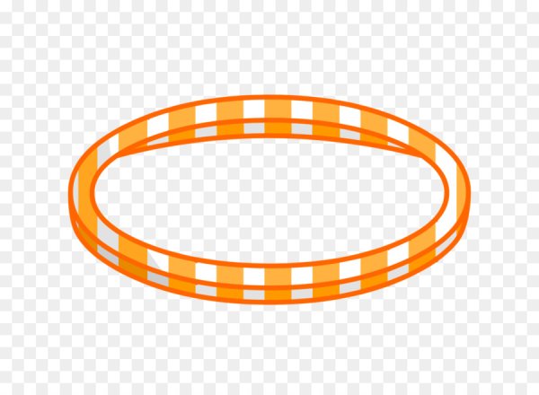 Мультяшный обруч на прозрачном фоне