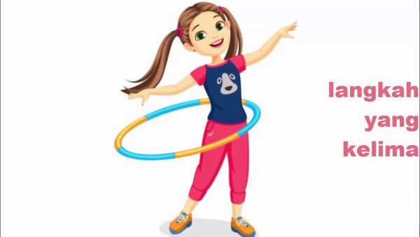 Девочка с обручем рисунок