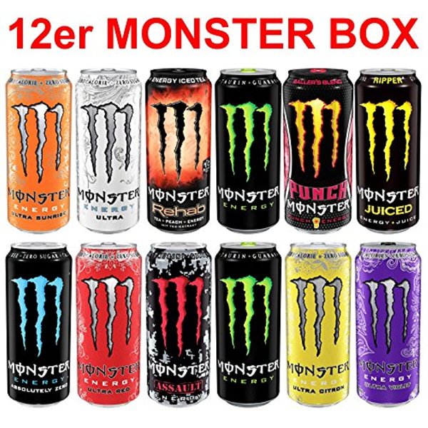 Раскраска Энергетик Монстер