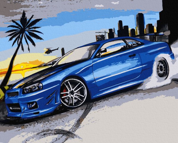 Nissan Skyline GTR 34 drawings
