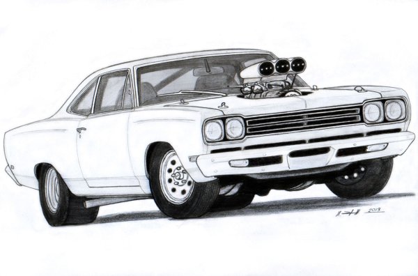 Plymouth Roadrunner чертежи