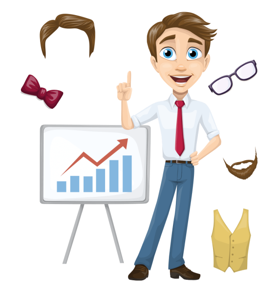 Предприниматель мультяшный