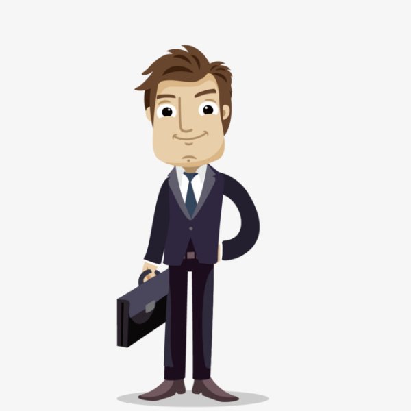 Предприниматель мультяшный