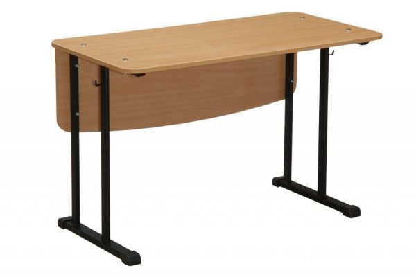 Школьная парта на прозрачном фоне