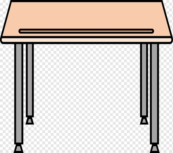Парта на прозрачном фоне