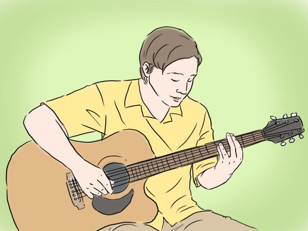 Мультяшный гитарист